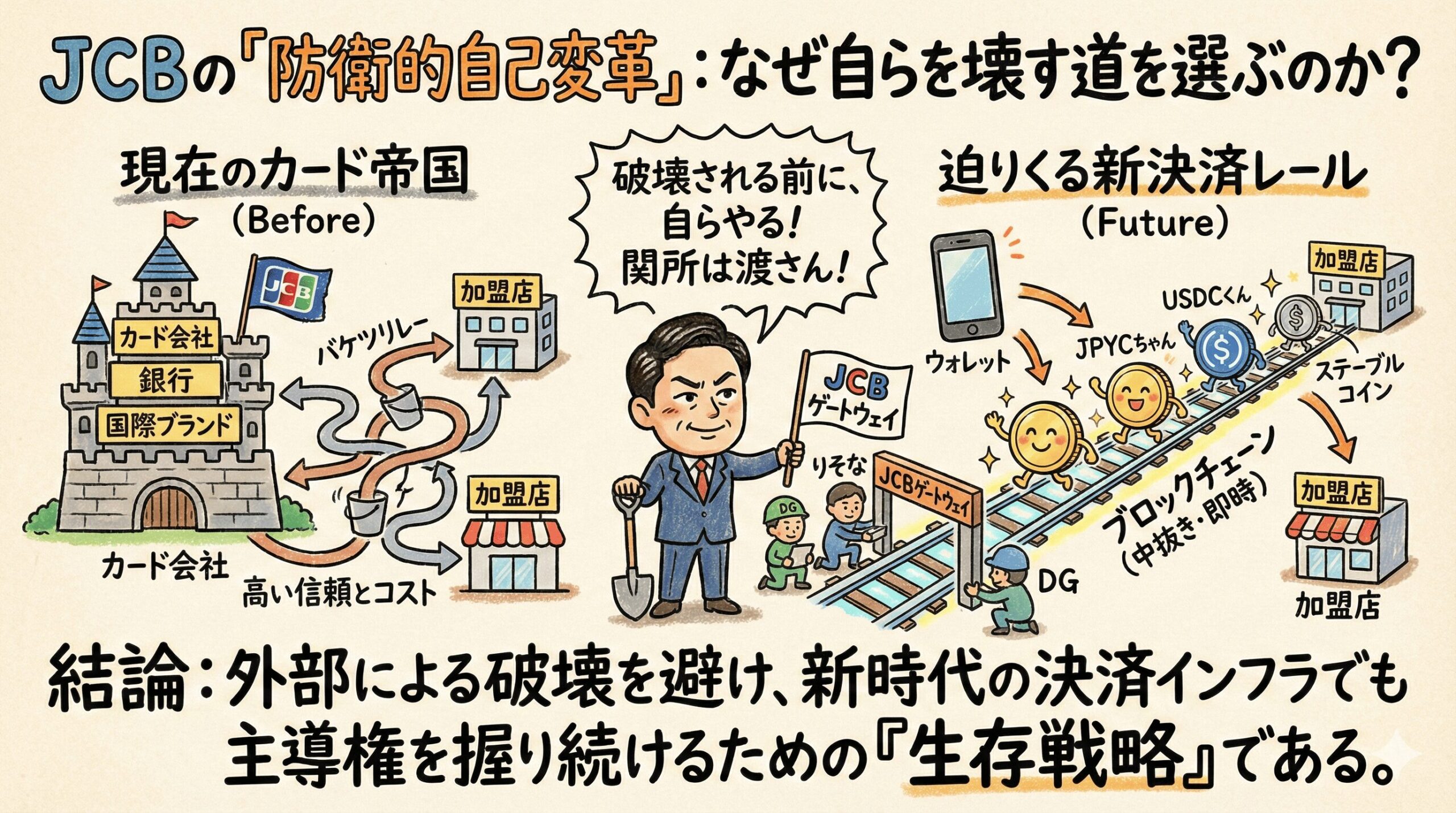 なぜJCBは「自らを破壊しかねない」ステーブルコインに参入するのか？ - でらくらうど